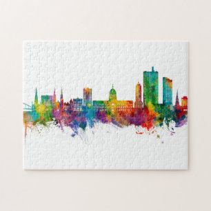 Puzzle Fort Wayne Indiana Skyline