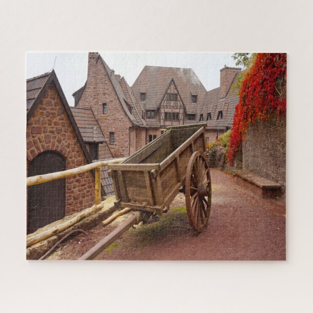 Puzzle Fortaleza Eisenach Wartburg Alemania. (Horizontal)