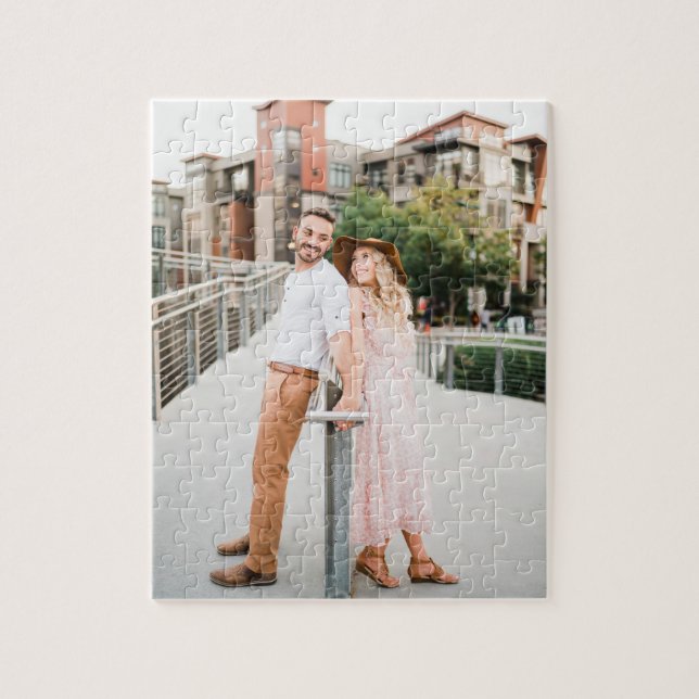 Puzzle Foto 8x10 de pareja divertida cute (Vertical)