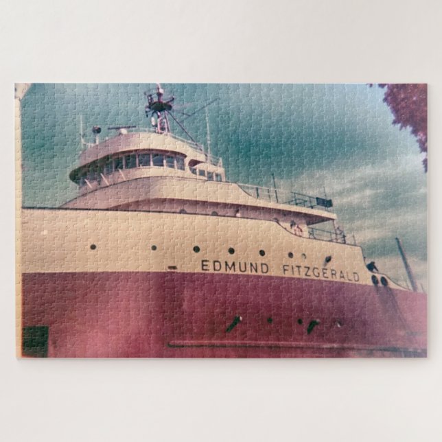 Puzzle Foto antigua de Edmund Fitzgerald (Horizontal)