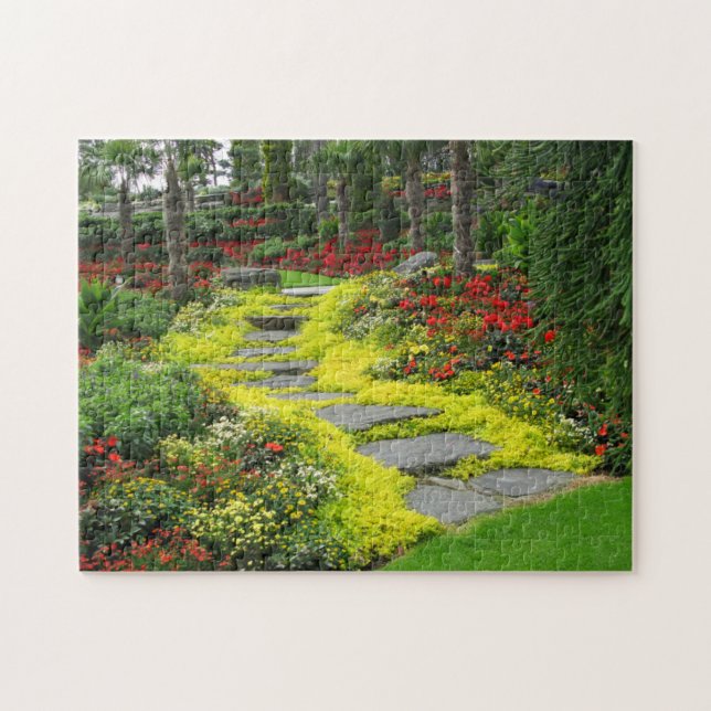 Puzzle Foto botánica hermosa del parque (Horizontal)