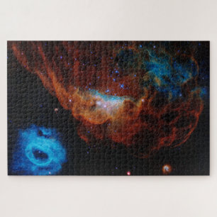 Puzzle Foto Celestial de Arrecife Cósmico Abstracto