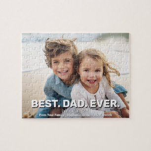 Puzzle Foto completa con el mejor papá del mundo - Saludo