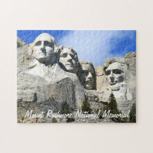 Puzzle Foto conmemorativa nacional del monte Rushmore del