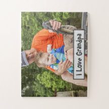 Foto de Abuelo Personalizada con Texto Regalo para