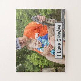 Puzzle Foto de Abuelo Personalizada con Texto Regalo para