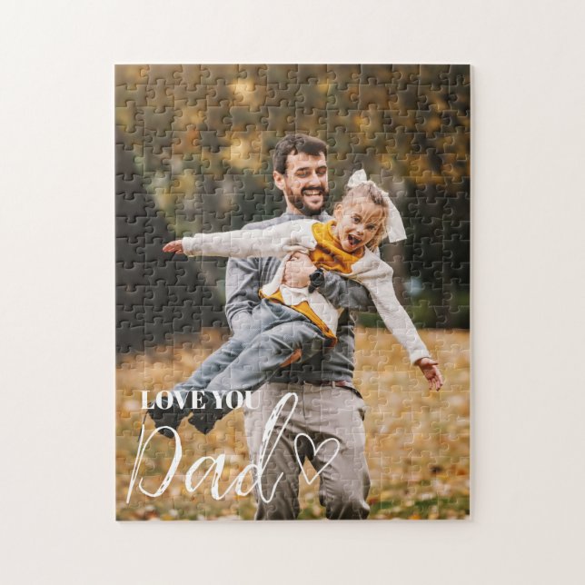Puzzle Foto de Amo personalizado a tu papá (Vertical)