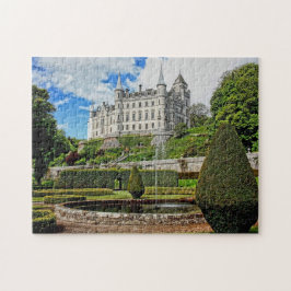 Puzzle Foto de arquitectura del castillo de Dunrobin
