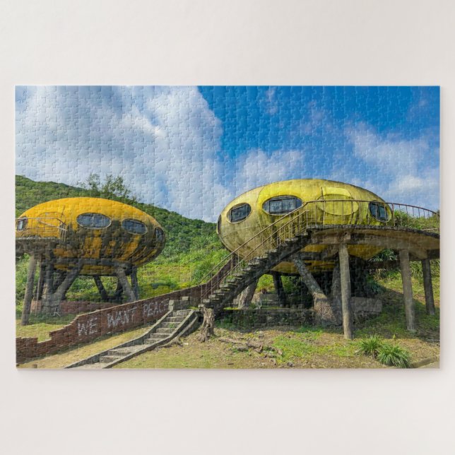 Puzzle Foto de arquitectura Futuro House Taiwán 1000 piez (Horizontal)