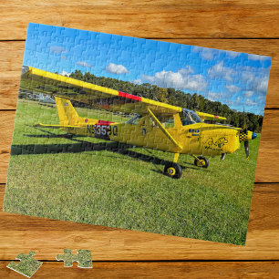Puzzle Foto de avión divertida y genial, familia de pilot
