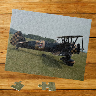 Puzzle Foto de avión divertida y genial, familia de pilot