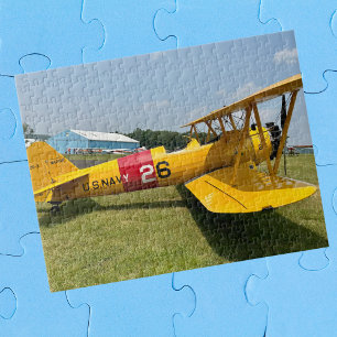 Puzzle Foto de avión divertido de Guay, familia piloto, a