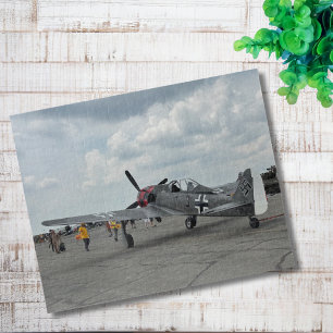 Puzzle Foto de avión vintage cumpleaños piloto papá aviac