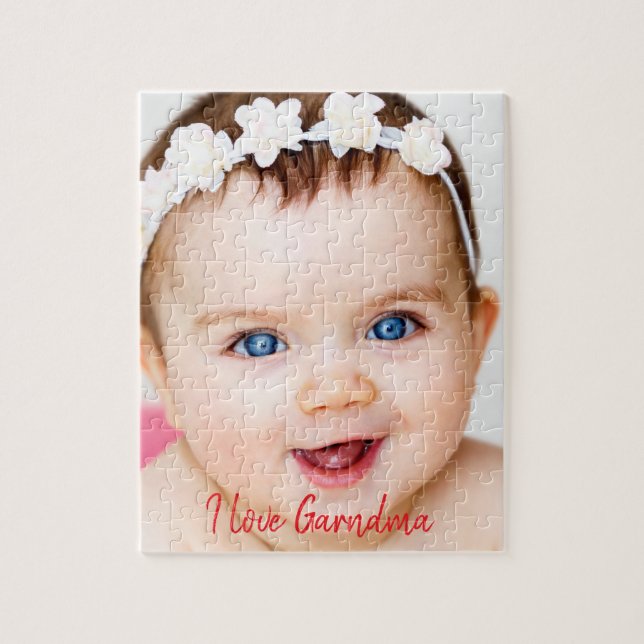 Puzzle Foto de bebé personalizada (Vertical)