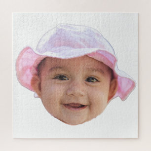 Puzzle Foto de bebé personalizada, foto de cara de bebé