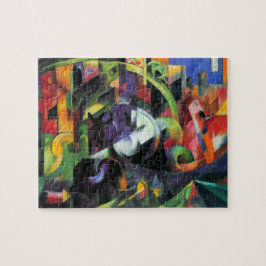 Puzzle Foto de Bovino de Franz Marc, Arte Vintage