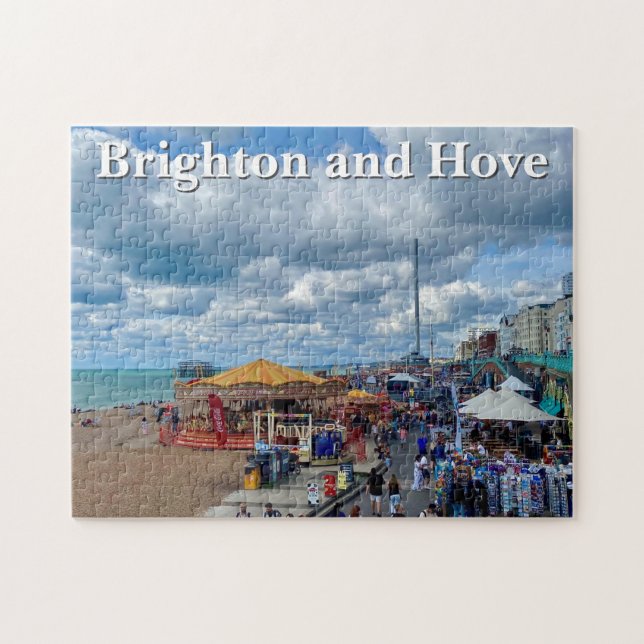 Puzzle Foto de Brighton y Hove frente al mar (Horizontal)