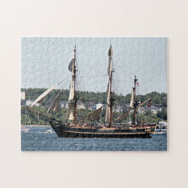 Puzzle Foto de cabeza de figurehead de HMS Bounty (Horizontal)