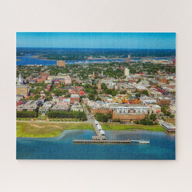 Puzzle Foto de Charleston South Carolina City Skyline (Horizontal)