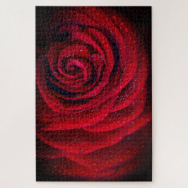 Puzzle Foto de cierre de Rosa Roja