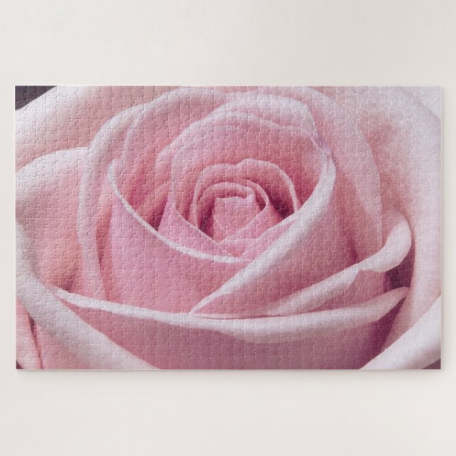 Puzzle Foto de cierre rosa (Horizontal)