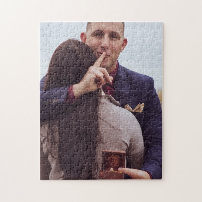 Puzzle Foto de compromiso personalizada  (Vertical)