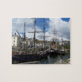 Puzzle Foto de Cornualles del puerto de Charlestown de