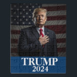 Puzzle Foto de Donald Trump - Trump 2024<br><div class="desc">Foto de Donald Trump - Trump 2024</div>