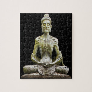 Puzzle Foto de estatua de Buda hambrienta
