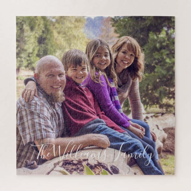 Puzzle Foto de familia personalizada (Vertical)