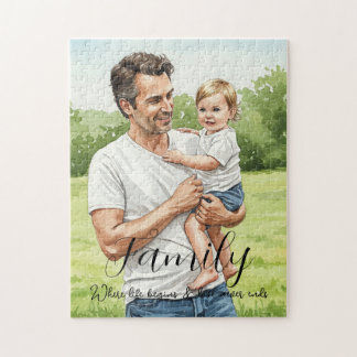 Puzzle Foto de familia personalizada