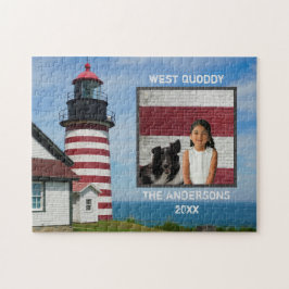Puzzle Foto de familia personalizado Faro West Quoddy