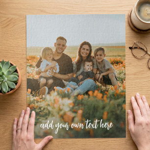 Puzzle Foto de familia simple moderna