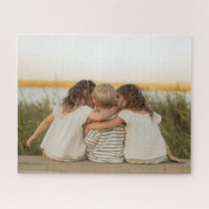 Puzzle Foto de familia simple personalizada