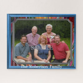 Puzzle Foto de familia y personalizar con nombre