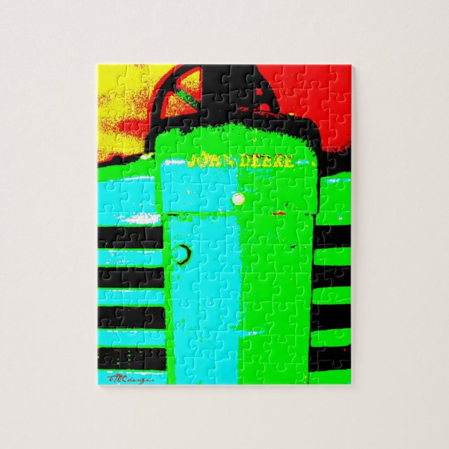 Puzzle Foto de John Deere Green Tractor Farm (Vertical)