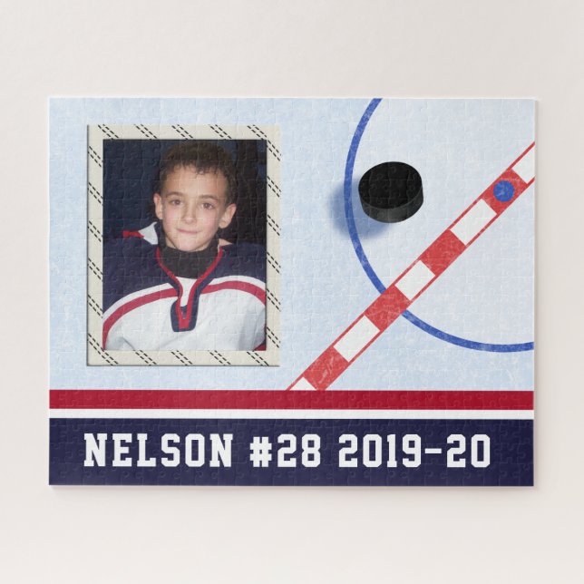 Puzzle Foto de jugador de hockey sobre hielo de Guay (Horizontal)