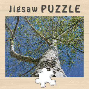 Puzzle Foto de la Corona del Árbol de Birch -