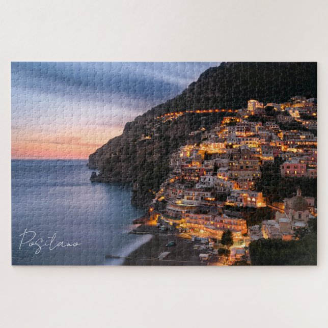 Puzzle Foto de la costa de Positano (Horizontal)