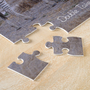 Puzzle Foto de la doble toma de cebra