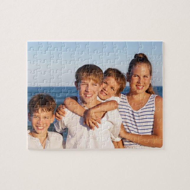 Puzzle Foto de la familia del Personalizado Keepsake (Horizontal)