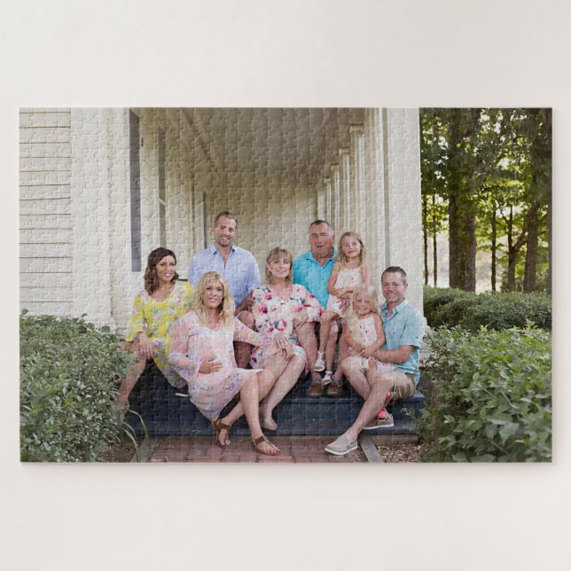 Puzzle Foto de la familia Keepsake (Horizontal)