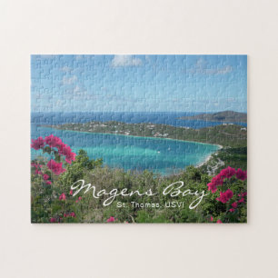 Puzzle Foto de la playa tropical de Magens Bay St. Thomas