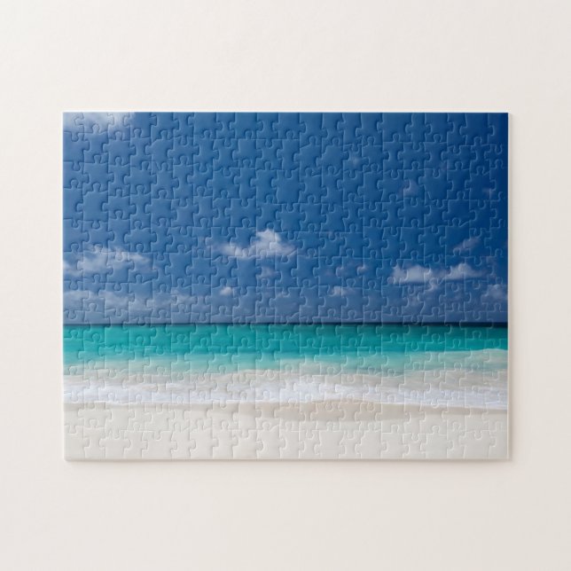 Puzzle Foto de Leeward Beach Turks and Caicos Caribbean (Horizontal)