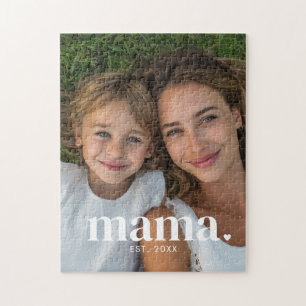 Puzzle Foto de Mamá