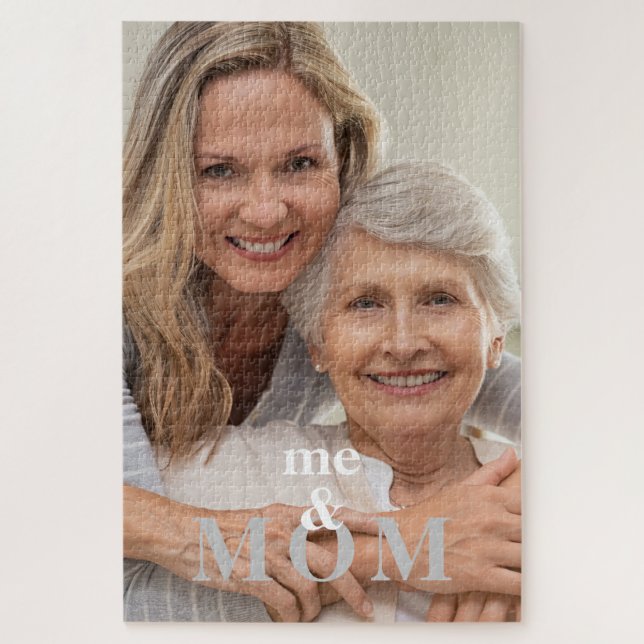 Puzzle Foto de mamá y hija (Vertical)