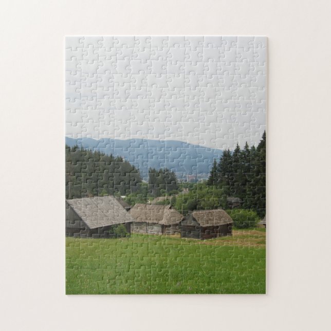 Puzzle Foto de Martin Slovakia Rural Village Valley (Vertical)