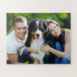 Puzzle Foto de Mascota familiar<br><div class="desc">Un rompecabezas fotográfico que presenta un momento favorito capturado en una película. Un hermoso regalo de mantenimiento que es perfecto para mostrar una imagen con tu miembro favorito de la familia peluda.</div>