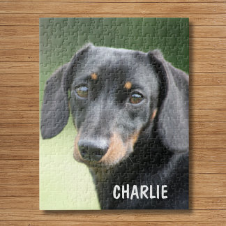 Puzzle Foto de mascota personalizada y nombre personaliza