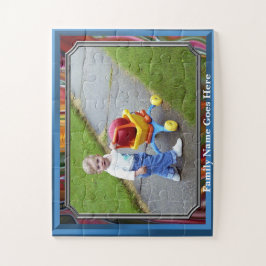 Puzzle Foto de niño o familia con nombre